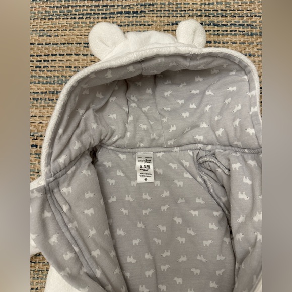 LIKE NEW! Carter’s footed pram, winter suit for baby 0-3 months - Picture 2 of 6